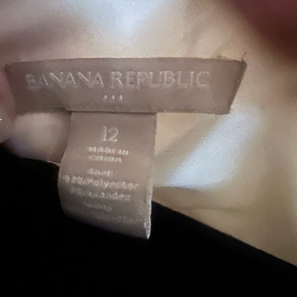 Banana Republic- size 12- business attire- turquoise- black- off white top - Picture 2 of 3